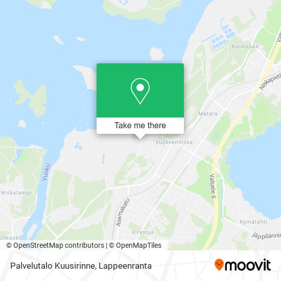 Palvelutalo Kuusirinne map