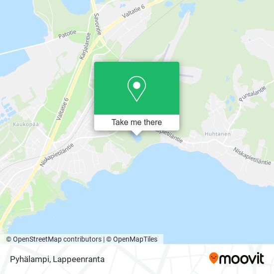 Pyhälampi map