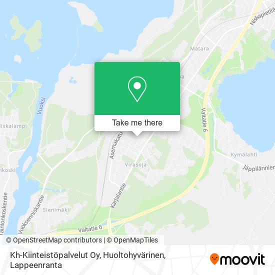 Kh-Kiinteistöpalvelut Oy, Huoltohyvärinen map