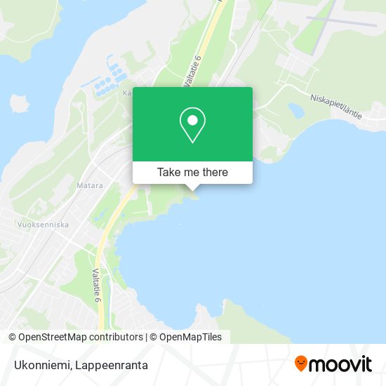 Ukonniemi map