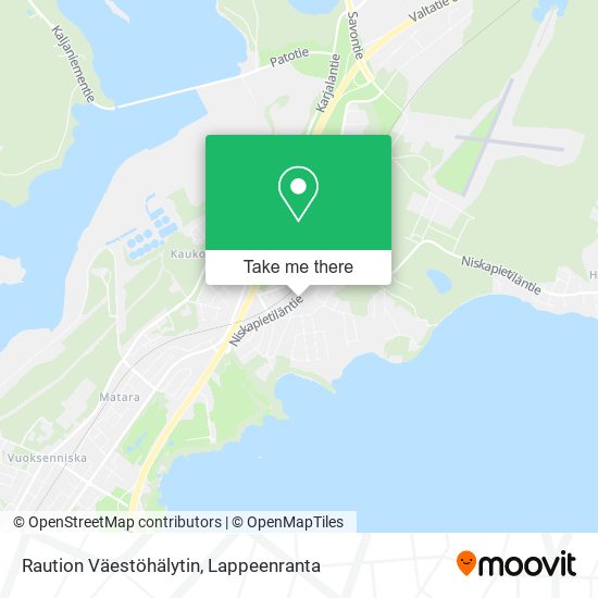 Raution Väestöhälytin map