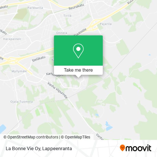 La Bonne Vie Oy map