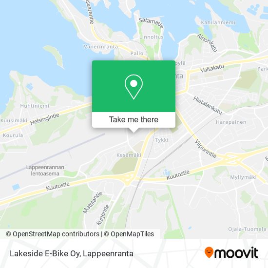 Lakeside E-Bike Oy map