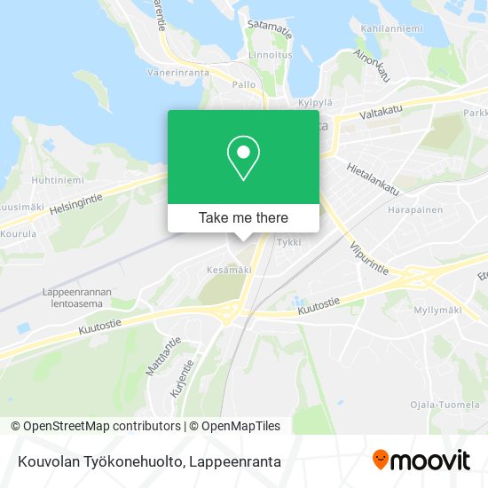 Kouvolan Työkonehuolto map