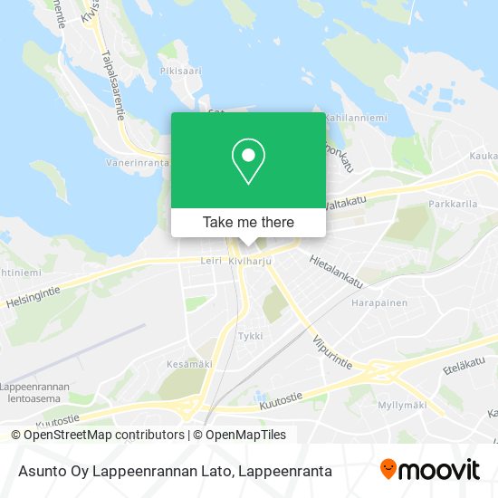 Asunto Oy Lappeenrannan Lato map