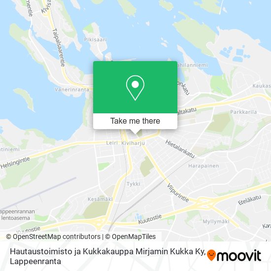 Hautaustoimisto ja Kukkakauppa Mirjamin Kukka Ky map