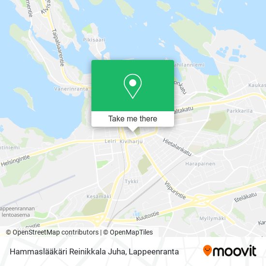 Hammaslääkäri Reinikkala Juha map