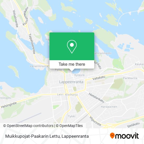 Muikkupojat-Paakarin Lettu map