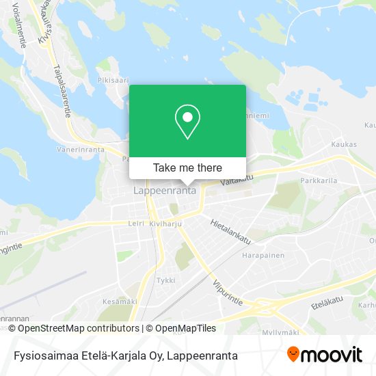 Fysiosaimaa Etelä-Karjala Oy map