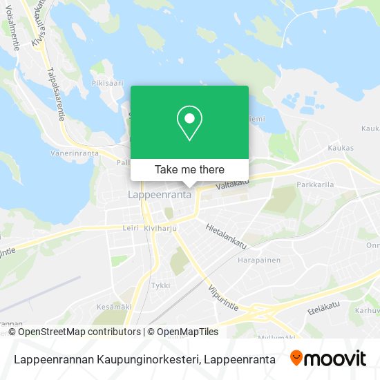 Lappeenrannan Kaupunginorkesteri map