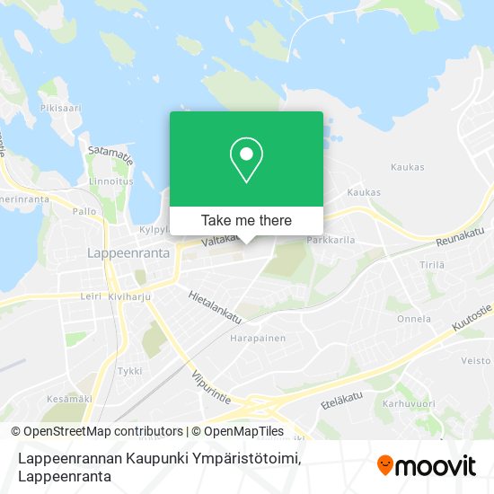 Lappeenrannan Kaupunki Ympäristötoimi map