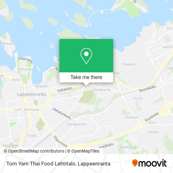 Tom Yam Thai Food Lehtitalo map