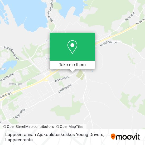 Lappeenrannan Ajokoulutuskeskus Young Drivers map