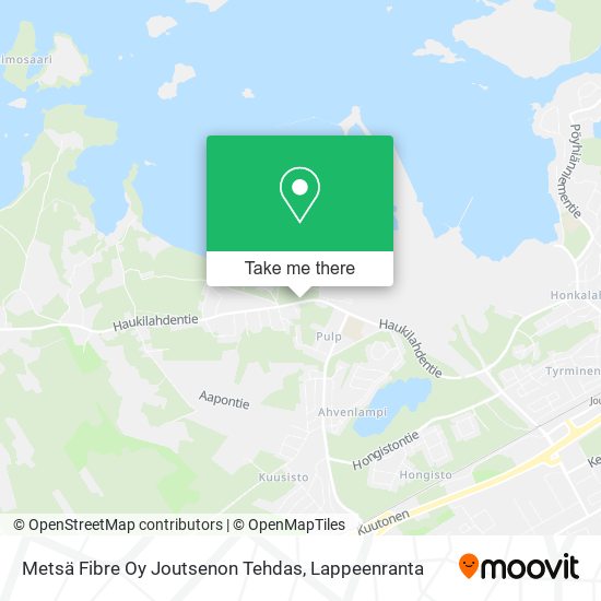 Metsä Fibre Oy Joutsenon Tehdas map