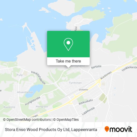 Stora Enso Wood Products Oy Ltd map