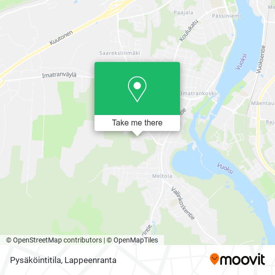 Pysäköintitila map