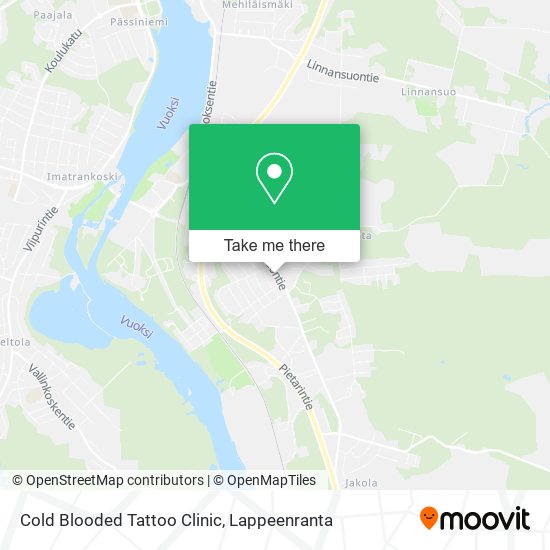 Cold Blooded Tattoo Clinic map