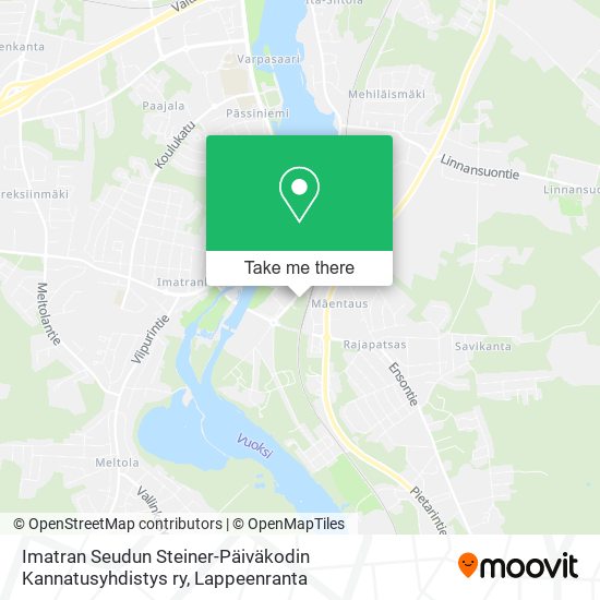 Imatran Seudun Steiner-Päiväkodin Kannatusyhdistys ry map