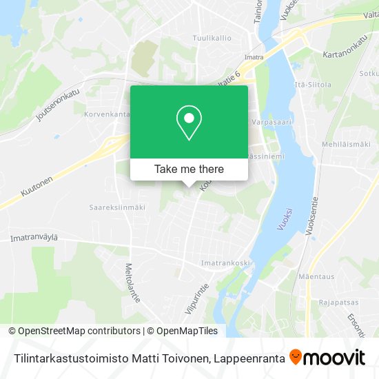 Tilintarkastustoimisto Matti Toivonen map