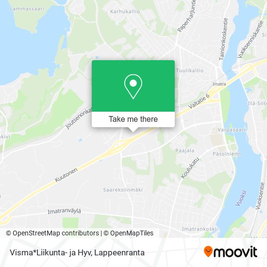 Visma*Liikunta- ja Hyv map