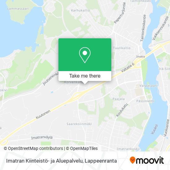 Imatran Kiinteistö- ja Aluepalvelu map