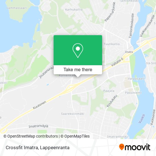 Crossfit Imatra map