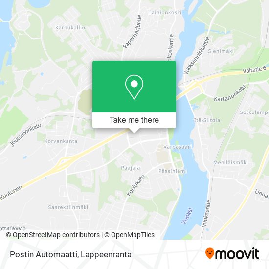 Postin Automaatti map