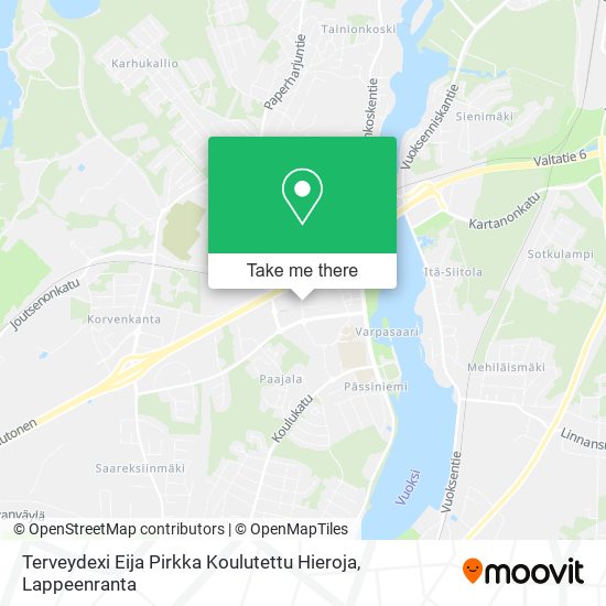 Terveydexi Eija Pirkka Koulutettu Hieroja map