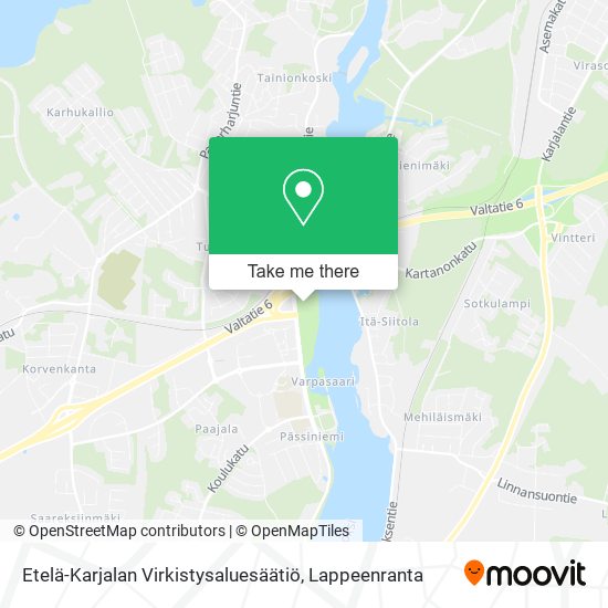 Etelä-Karjalan Virkistysaluesäätiö map