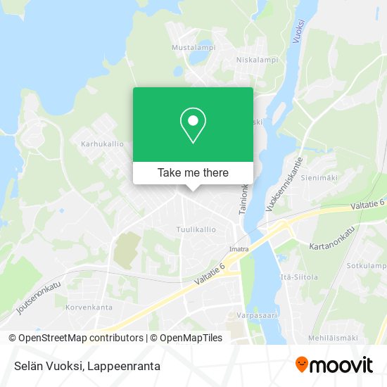 Selän Vuoksi map