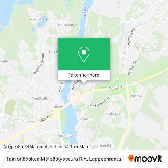 Tainionkosken Metsästysseura R.Y. map
