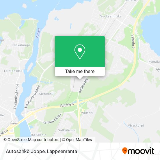 Autosähkö Joppe map