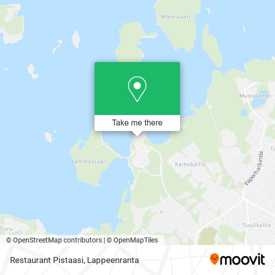 Restaurant Pistaasi map