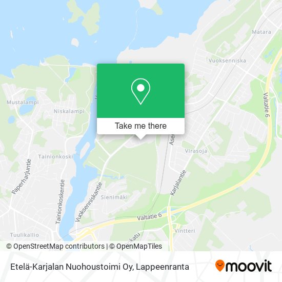 Etelä-Karjalan Nuohoustoimi Oy map