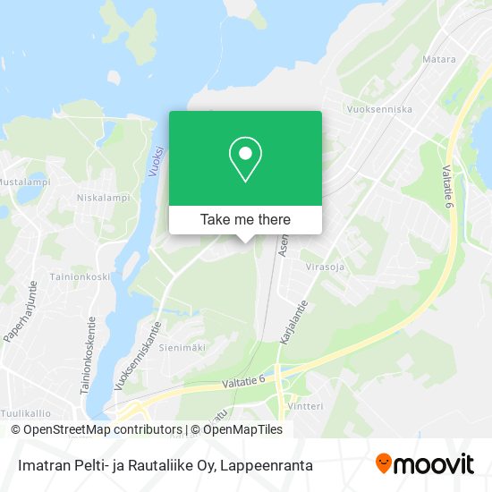 Imatran Pelti- ja Rautaliike Oy map