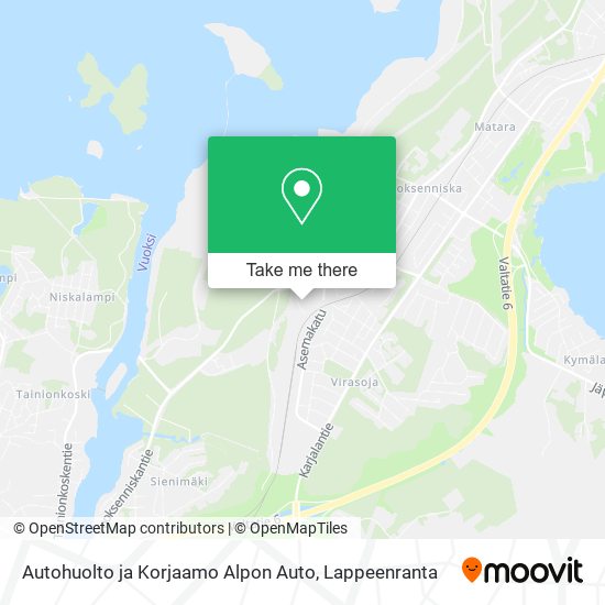 Autohuolto ja Korjaamo Alpon Auto map