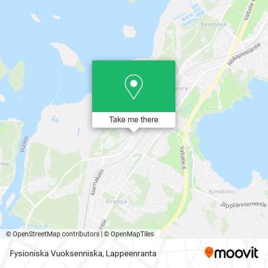 Fysioniska Vuoksenniska map