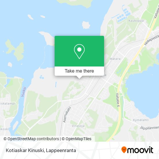 Kotiaskar Kinuski map