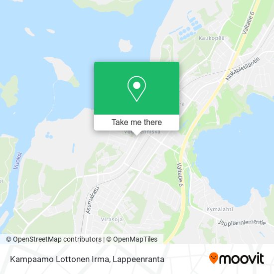 Kampaamo Lottonen Irma map