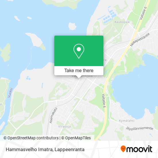 Hammasvelho Imatra map