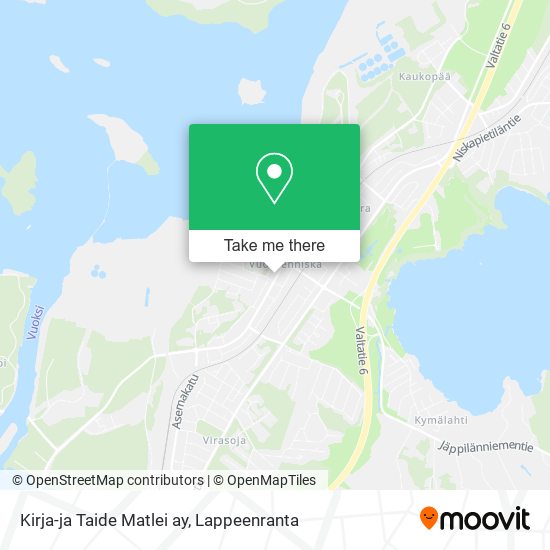 Kirja-ja Taide Matlei ay map