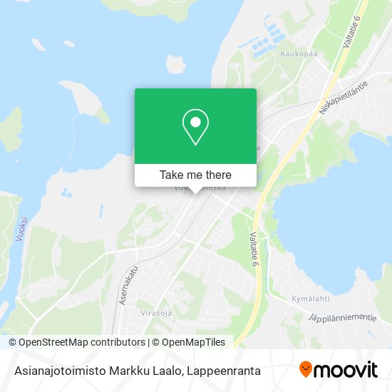 Asianajotoimisto Markku Laalo map