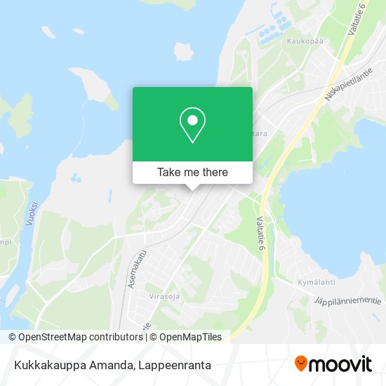 Kukkakauppa Amanda map