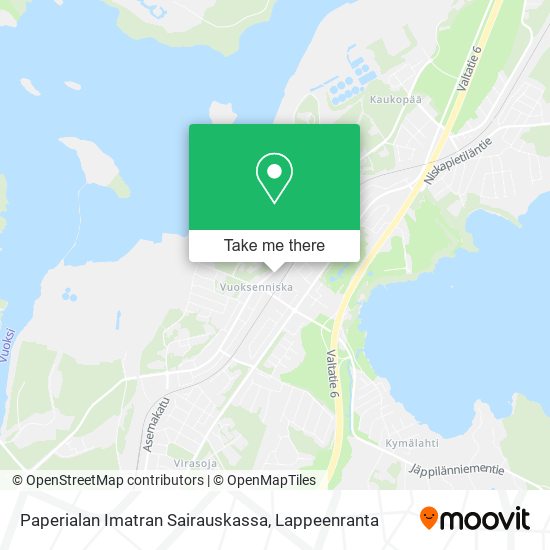 Paperialan Imatran Sairauskassa map