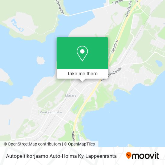 Autopeltikorjaamo Auto-Holma Ky map