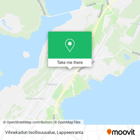 Vihnekadun teollisuusalue map