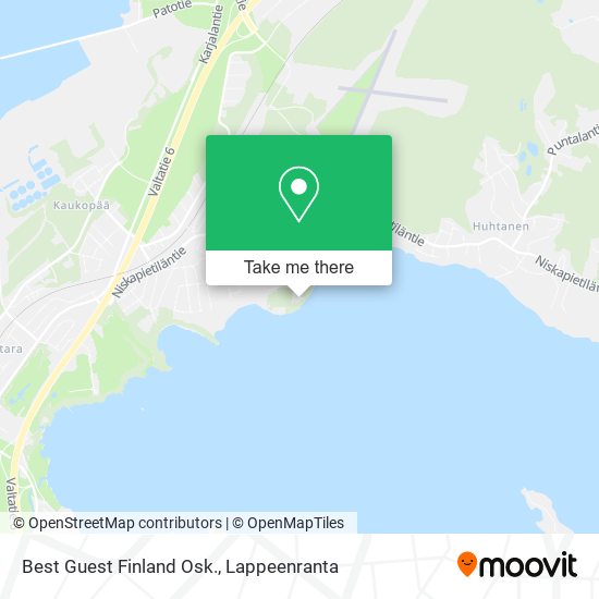 Best Guest Finland Osk. map