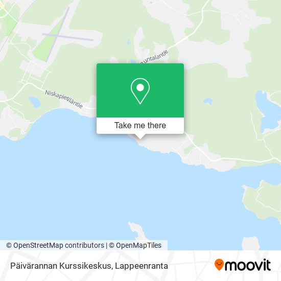 Päivärannan Kurssikeskus map