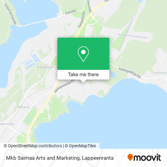 Mkb Saimaa Arts and Marketing map