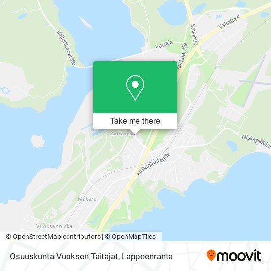 Osuuskunta Vuoksen Taitajat map